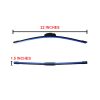 22-Inch Wiper Blade | Banana-Type | Rubber | Black | Pair Set - Image 2