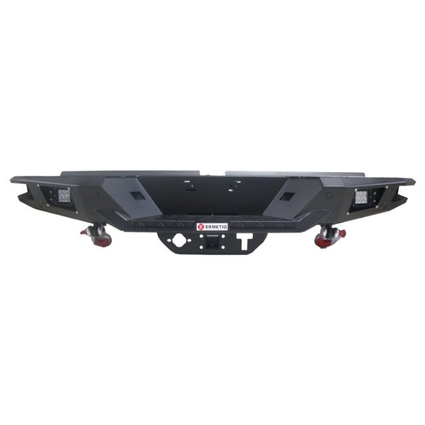 Rear Bumper for 2019–2023 Mitsubishi Triton L200 _ Strada B08 – Black Steel-2