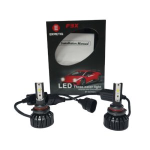 F3X-9006 LED HEADLIGHT TRI COLOR