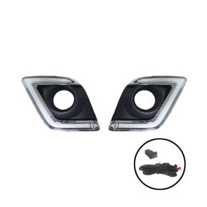 YCD-W008 2015~16+Toyota HILUX REVO fog lamp plastic yellow+38*24*16+PP+PC+1.24kg