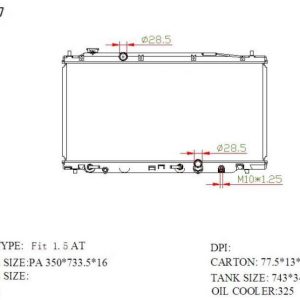 Radiator for Global (RAD-HD-AT16-337) – KGCAR.PH Philippines