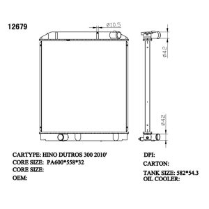 Radiator for Global (RAD-TY-MT36-246) – KGCAR.PH Philippines
