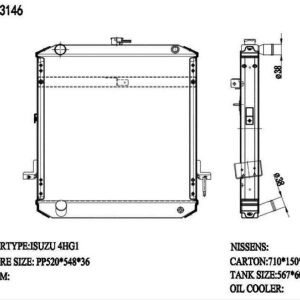 Radiator for Isuzu (RAD-IS-MT36-249) – KGCAR.PH Philippines