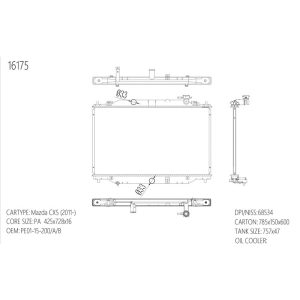 Radiator for Mazda (RAD-MZ-MT16-270) – KGCAR.PH Philippines