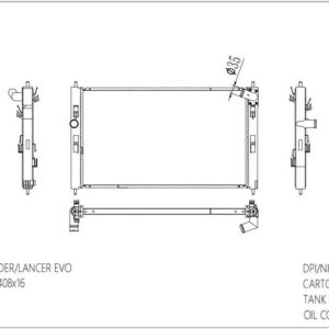 Radiator for Mitsubishi Lancer (RAD-MB-MT26-323) – KGCAR.PH Philippines