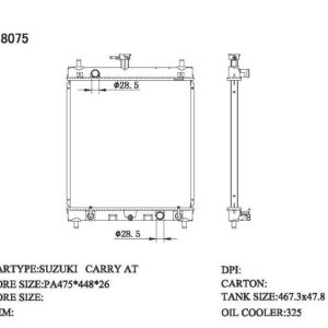 Radiator for Suzuki Apv (RAD-SZ-AT26-302) – KGCAR.PH Philippines